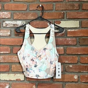 Floral Racerback Sports Bra